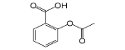 Estructura del ácido acetilsalicílico