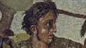 Alejandro Magno en la batalla de Issos, detalle del mosaico de la Casa del Fauno de Pompeya (Museo Arqueológico Nacional de Nápoles)