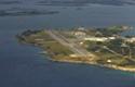 Vista aérea de la Bahía de Guantánamo