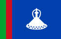 Bandera de Lesoto entre 1966 y 1987