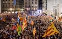 Celebración de la independencia de Catalunya en Barcelona