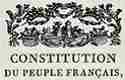 Ejemplar de la Constitución francesa de 1793