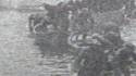 Soldados británicos escapan de Dunkerque en botes salvavidas