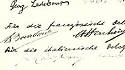 Firmas al pie del manifiesto de Zimmerwald