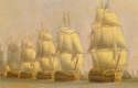 La flota británica en Finisterre, por William Anderson (National Maritime Museum, Greenwich, Gran Bretaña) La flota británica en Finisterre, por William Anderson (National Maritime Museum, Greenwich, Gran Bretaña)