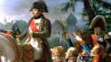 Napoleón arenga a las tropas bavaras y wurtemburguesas en Abensberg, por Jean Baptiste Debret