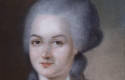 Olympe de Gouges, escritora y filósofa política francesa, retratada por Alexandre Kucharski (Colección particular)