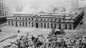 El Palacio de la Moneda, atacado por las fuerzas golpistas