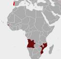 Situación de Portugal y de sus colonias en África