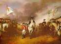 La rendición inglesa en Yorktown, obra de John Trumbull (U.S. Capitol, Washington DC)