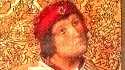 Retrato del Condestable de Castilla, Álvaro de Luna, en el Retablo de Santiago de la Catedral de Toledo, pintado en 1488 por Sancho de Zamora, Juan de Segovia y Pedro Gumiel