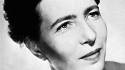 La escritora y filósofa francesa Simone de Beauvoir