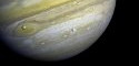 Imagen de Júpiter, con sus satélites Io y Europa, tomada por el Voyager I