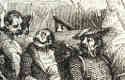 Zumalacárregui, herido en sitio de Bilbao, en un grabado de Jose Vallejo incluido en el libro Historia militar y política de Zumalacárregui, y de los sucesos de la guerra de las provincias del Norte, enlazados a su época y a su nombre, de Francisco de Paula Madrazo, publicado en 1844 (Museo Zumalakarregi, Ormaiztegi, Gipuzkoa)